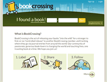 Tablet Screenshot of bookcrossing.com