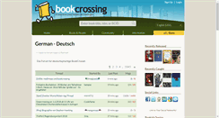 Desktop Screenshot of bookcrossing.de